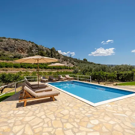 Tolo Villa Natura With Pool For 8 - Private, Luxury Accommodation Exterior photo