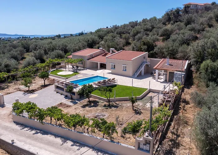 Tolo Villa Natura With Pool For 8 - Private, Luxury Accommodation